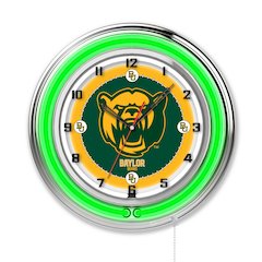 Baylor 19" Neon Clock