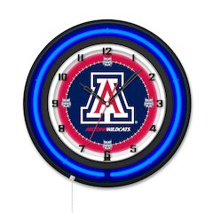 University of Arizona 19" Double Neon Wall Clock
