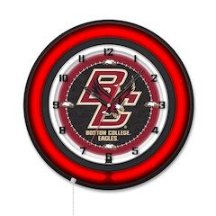 Boston College 19" Double Neon Wall Clock
