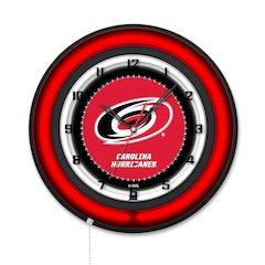 Carolina Hurricanes 19" Double Neon Wall Clock