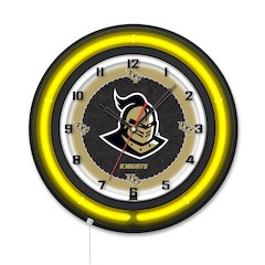 University of Central Florida 19" Double Neon Wall Clock