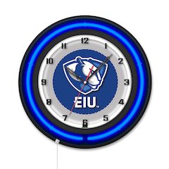 Eastern Illinois University 19" Double Neon Wall Clock