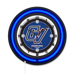 Grand Valley State University 19" Double Neon Wall Clock