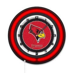 Illinois State University 19" Double Neon Wall Clock