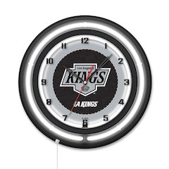 Los Angeles Kings 19" Double Neon Wall Clock