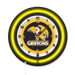 Missouri Western State University 19" Double Neon Wall Clock