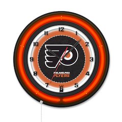 Philadelphia Flyers 19" Double Neon Wall Clock