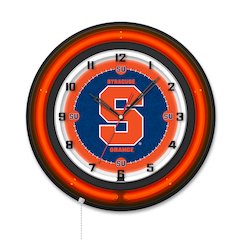 Syracuse University 19" Double Neon Wall Clock
