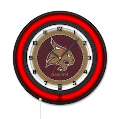 Texas State University 19" Double Neon Wall Clock