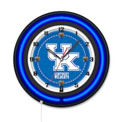 University of Kentucky (UK)  19" Double Neon Wall Clock