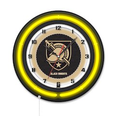 US Military Academy 19" Double Neon Wall Clock