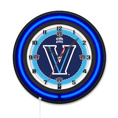 Villanova University 19" Double Neon Wall Clock