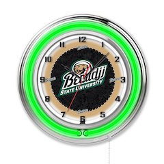 Bemidji State 19" Neon Clock