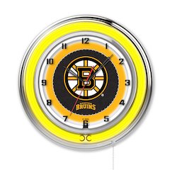 Boston Bruins 19" Neon Clock