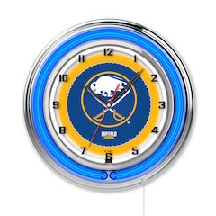 Buffalo Sabres 19" Neon Clock
