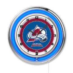 Colorado Avalanche 19" Neon Clock