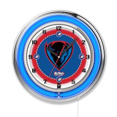DePaul 19" Neon Clock