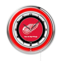 Detroit Red Wings 19" Neon Clock
