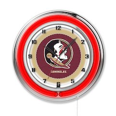 Florida State (Head) 19" Neon Clock