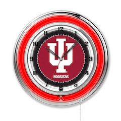 Indiana 19" Neon Clock