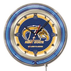 Kent State 19" Neon Clock