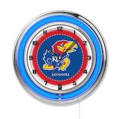 Kansas 19" Neon Clock