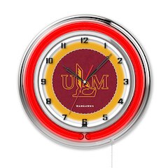 Louisiana-Monroe 19" Neon Clock