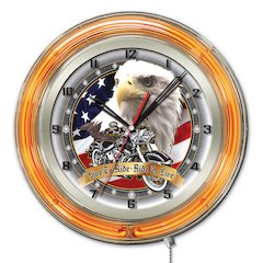 Live to Ride Neon Clock