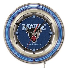 Maine 19" Neon Clock