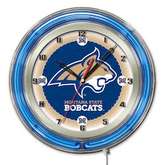 Montana State 19" Neon Clock