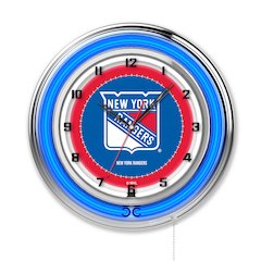 New York Rangers 19" Neon Clock