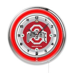 Ohio State 19" Neon Clock