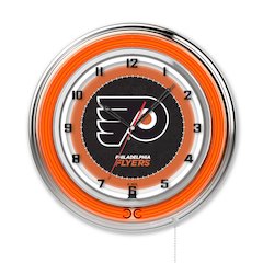 Philadelphia Flyers 19" Neon Clock