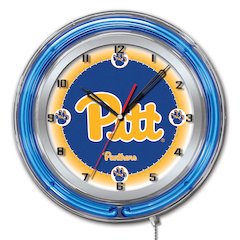 Pitt 19" Neon Clock