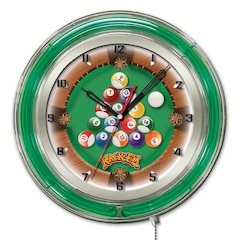 Rack Em Neon Clock