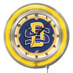 South Dakota State 19" Neon Clock