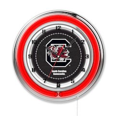South Carolina 19" Neon Clock