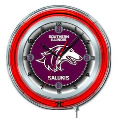 Southern Illinois 19" Neon Clock
