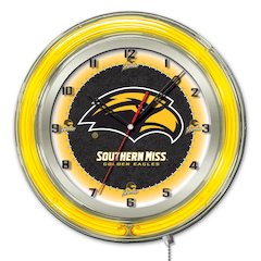 Southern Miss 19" Neon Clock