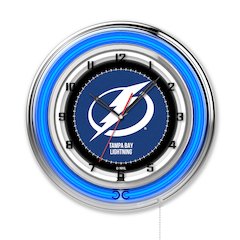 Tampa Bay Lightning 19" Neon Clock