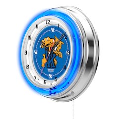 Kentucky "Wildcat" 19" Neon Clock