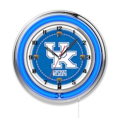 Kentucky "UK" 19" Neon Clock