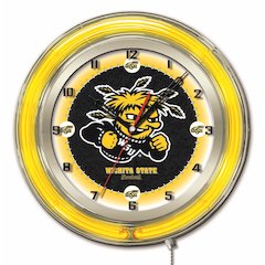 Wichita State 19" Neon Clock