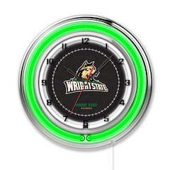 Wright State 19" Neon Clock