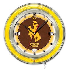 Wyoming 19" Neon Clock
