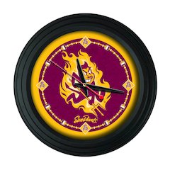 Arizona State University 15" Wall Clock (Sparky)