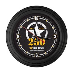 United States Army - 250 Years 15" Wall Clock
