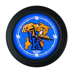 University of Kentucky (Cat) 15" Wall Clock