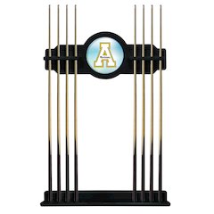 Appalachian State Cue Rack in Black Finish