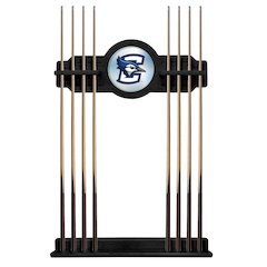 Creighton Cue Rack in Black Finish